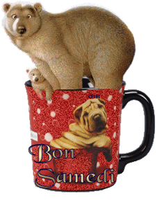 Gif animé Bon samedi ours